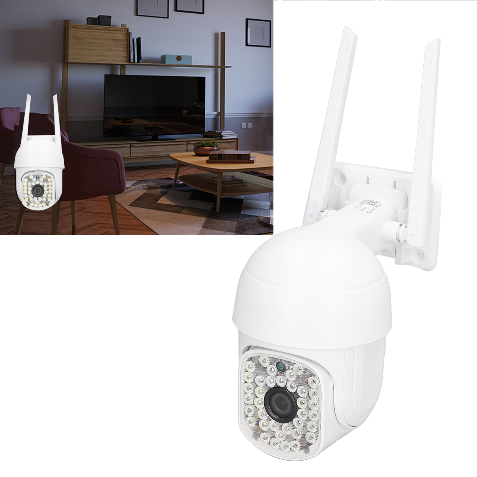 1080p Ip-kamera, Wlan, Hochauflösende Außenkamera Für Videoüberwachung, Ptz-infrarotkamera Für Ihre Smart-home-sicherheit, Europäischer Standard 110–240 V