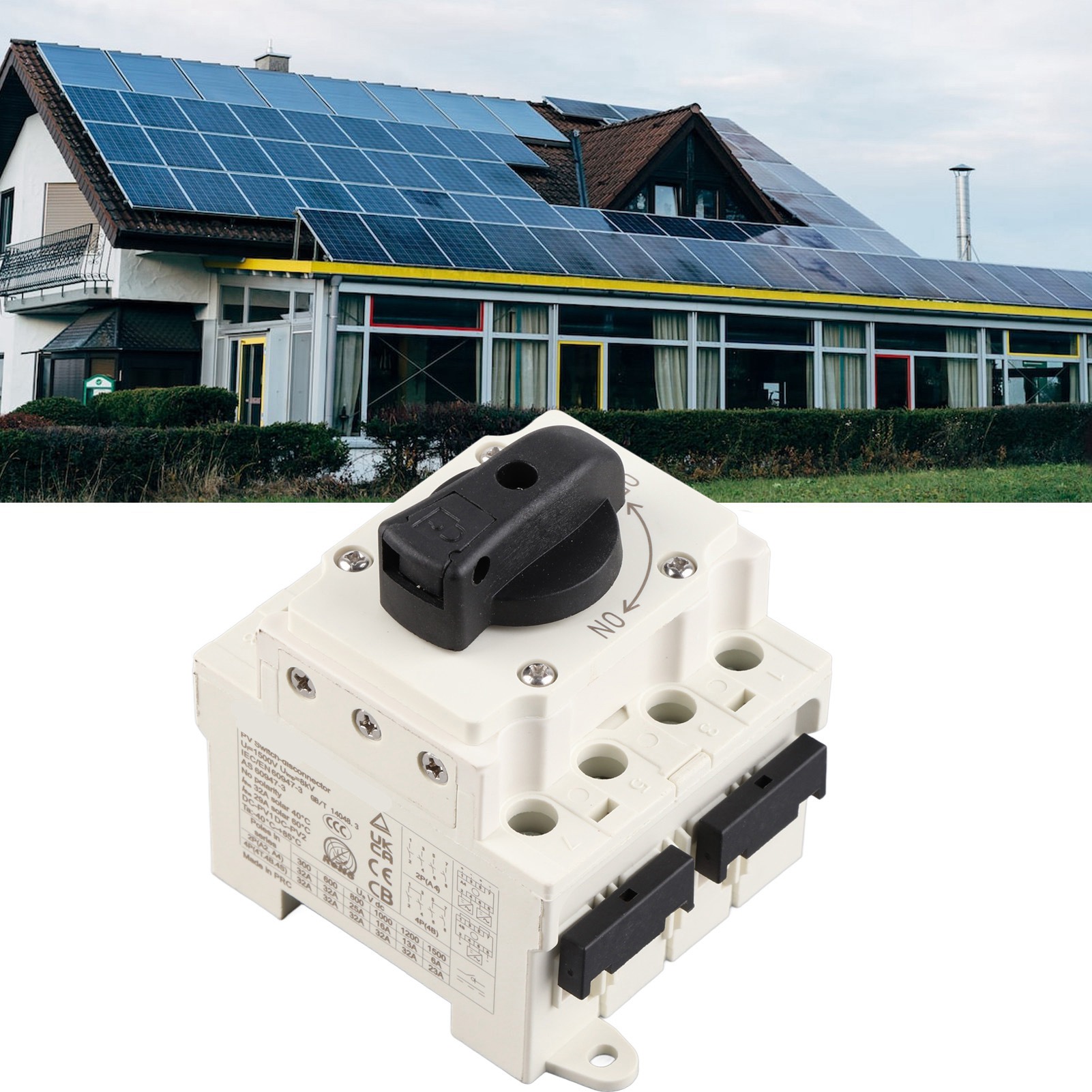 Solar-dc-trennschalter/photovoltaik-dc-leistungsschalter 1000 V Dc 32 A Für Wechselrichter, Anschlussdosen Und Batteriespeichersysteme