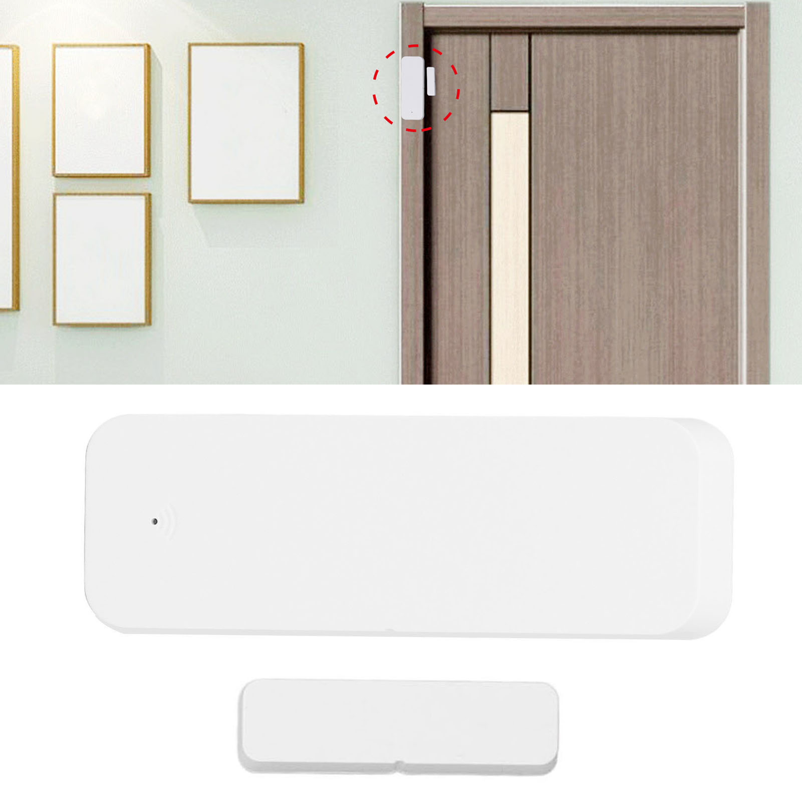 D06 Drahtloser Alarmmelder Für Türen Und Fenster Mit Magnetsensor, Wlan-anti-graffiti