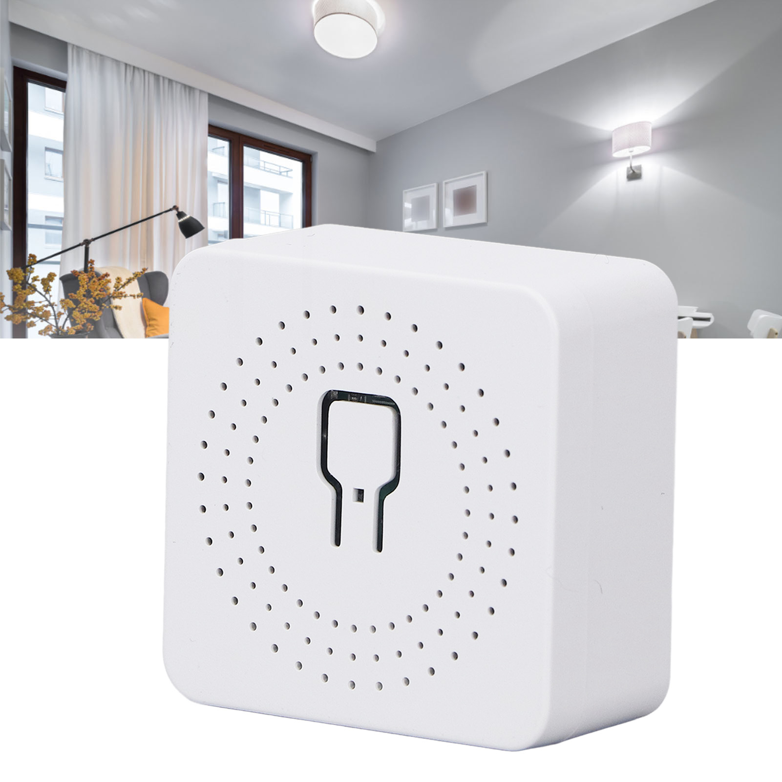Der Tuya Wlan-smart-schalter Ist Mit Google Home Und Alexa Kompatibel. Mini-leistungsschalter Ac 100–240 V.