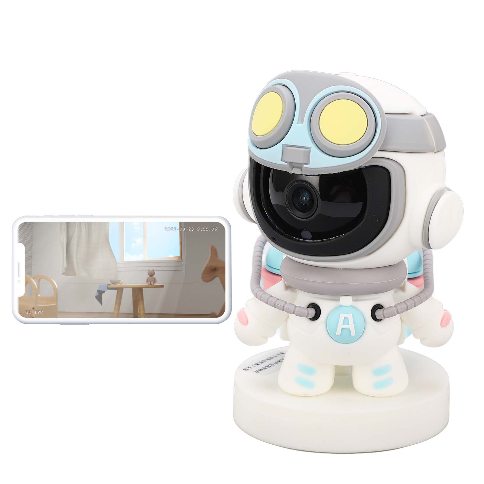 Astronaut Smart Wifi-kamera: 2-mp-hd-nachtsicht, Gegensprechanlage, Bewegungserkennung