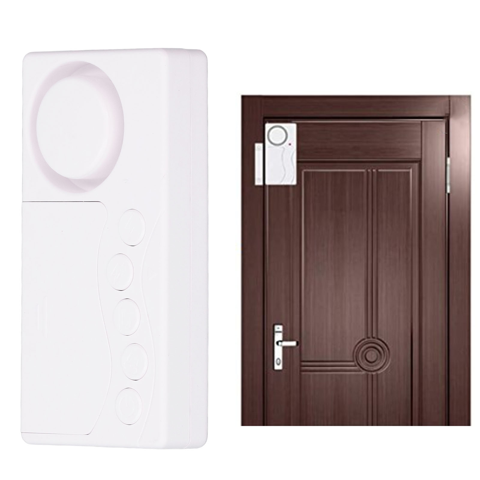 Dieser Drahtlose Magnetische Türsensor-alarm Ist Ein Vier-in-eins-alarm Für Türen Und Fenster Und Eignet Sich Für Türen, Fenster, Supermarkt-gefrierschränke Und Aktenschränke.
