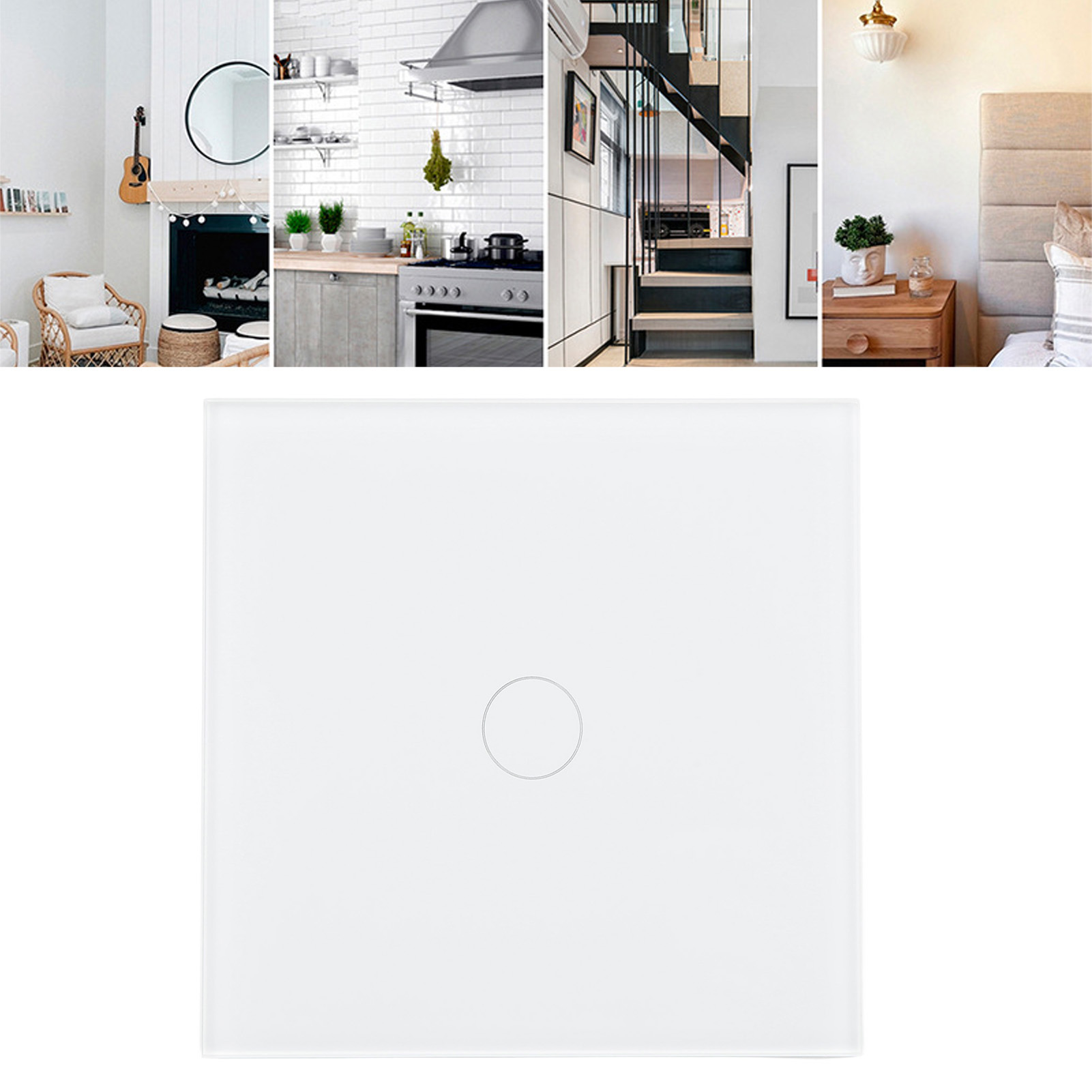 Intelligenter Wlan-einpol-schalter Mit Fernzeitschaltuhr Und Sprachsteuerung, Graffiti-smart-schalter Ac110-240v