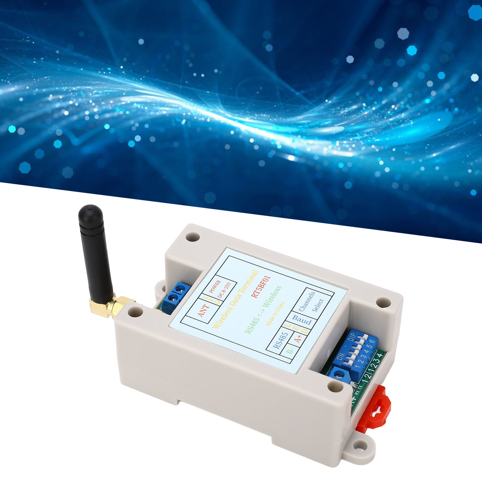 Vhf/uhf 433mhz Funk-transceiver-modul Dc8-25v Rf Uart Rs485 Modbus Rtu Master-slave
