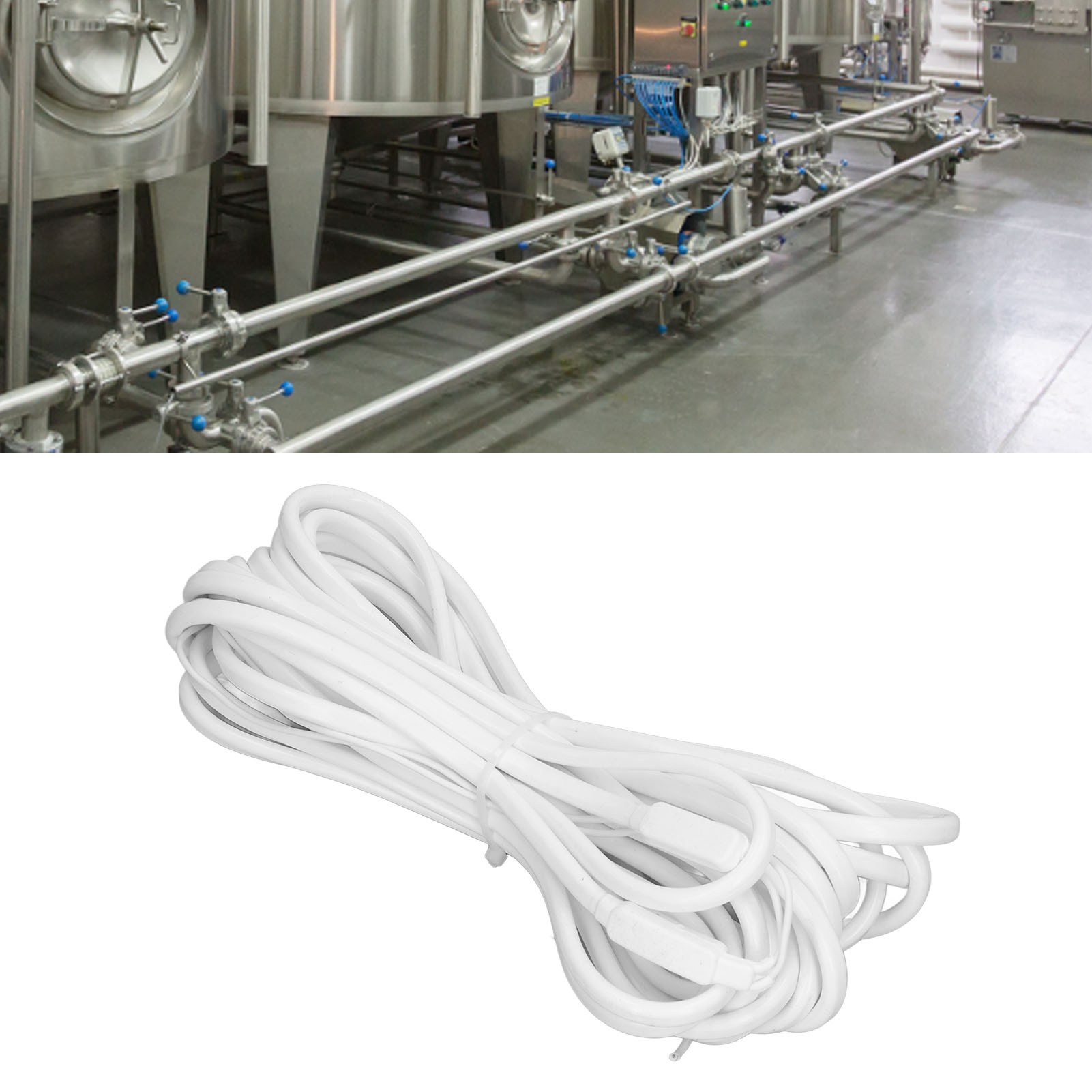 Kühlraum-ablaufrohr Typ 588000, Abtau-heizdraht, Heizplatte, Wärmetauscher, 8 M Silikon-heizband, Wasserdichtes Und Frostsicheres Heizkabel, Ac220v 320w