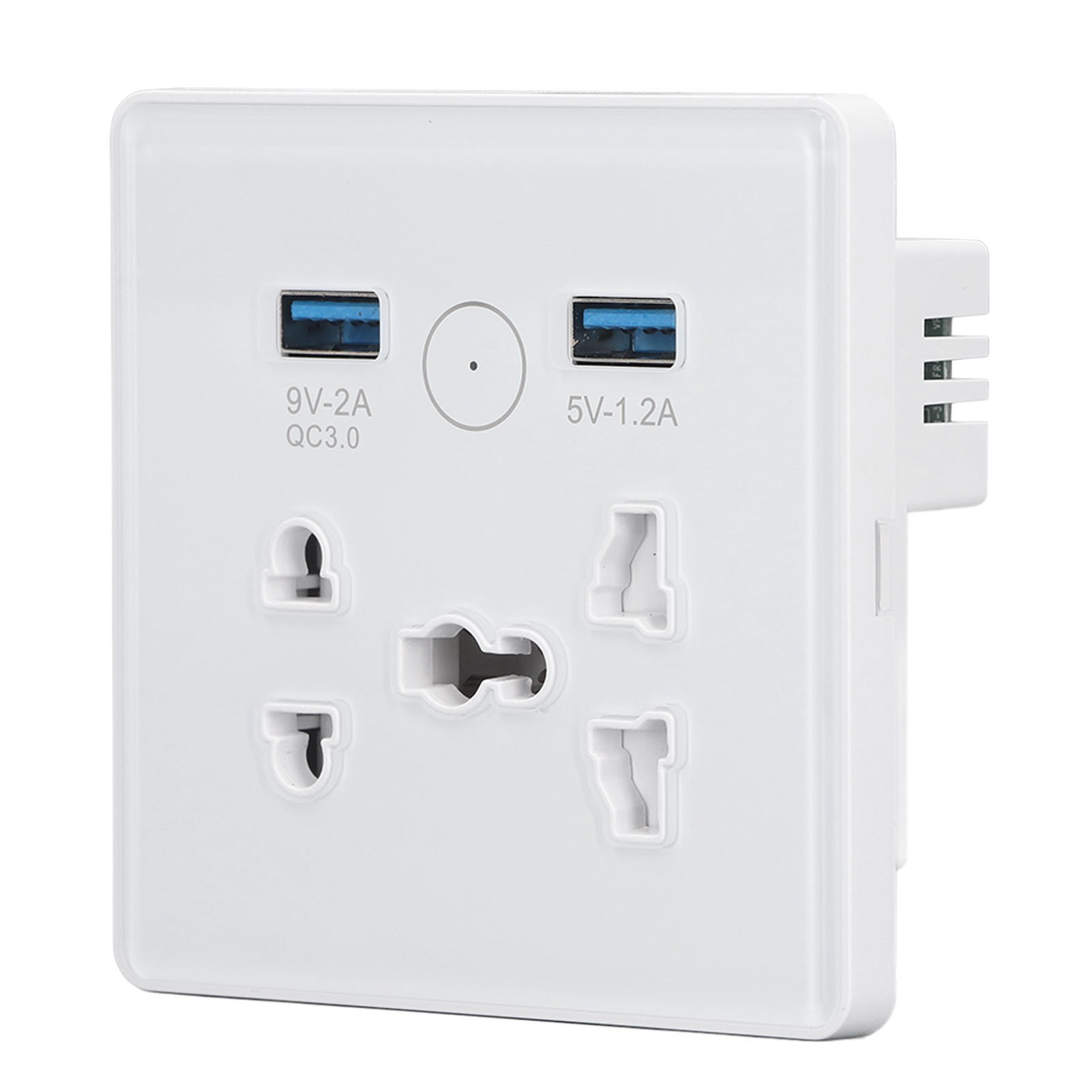 Intelligente Steckdose Mit Usb-schnellladefunktion, Sicherer Fernbedienung, Timer, Ac 100–240 V