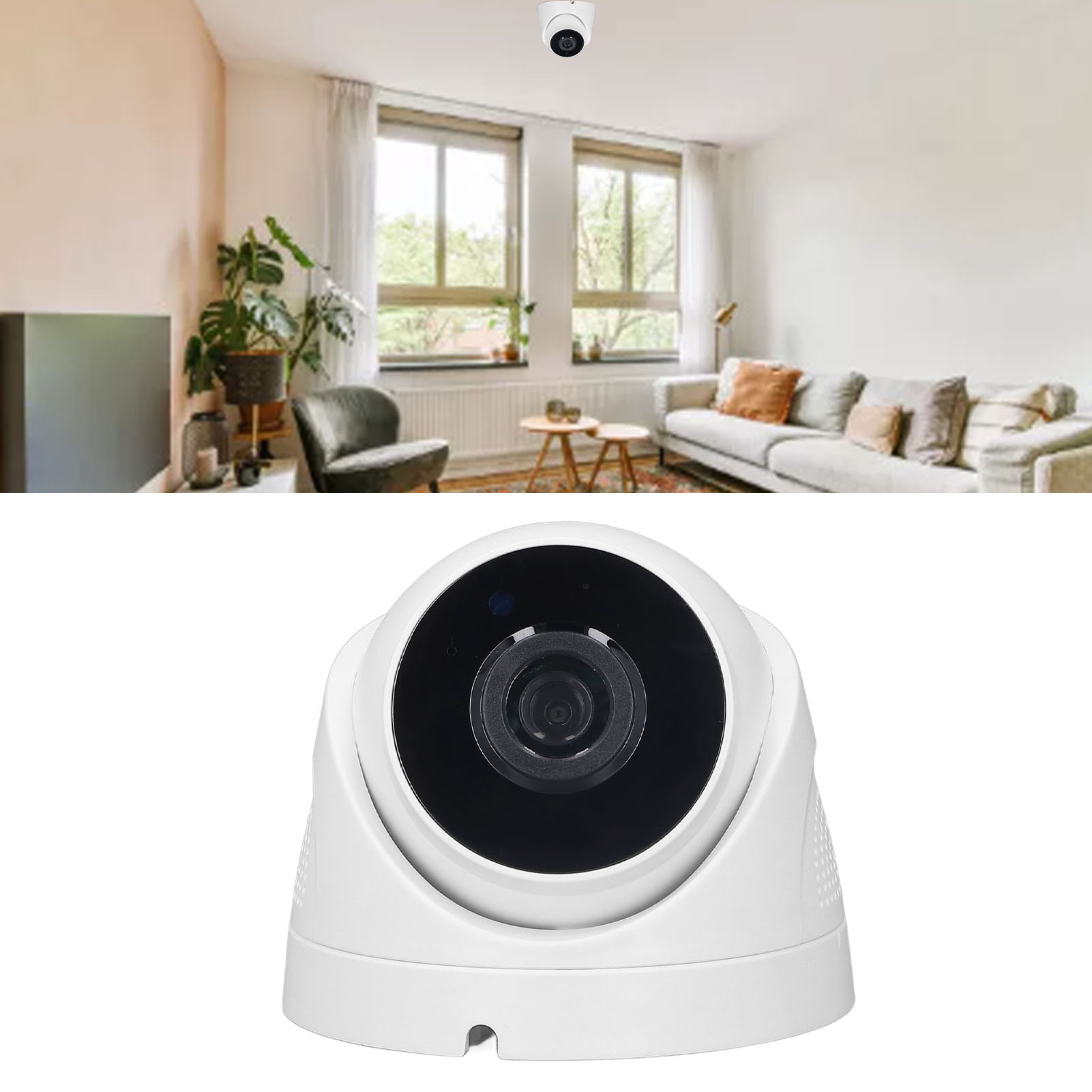 1080p Hd Wlan-fähige Smart-überwachungskamera Mit Digitaler Videoübertragung Für Zuhause Und Geschäft
