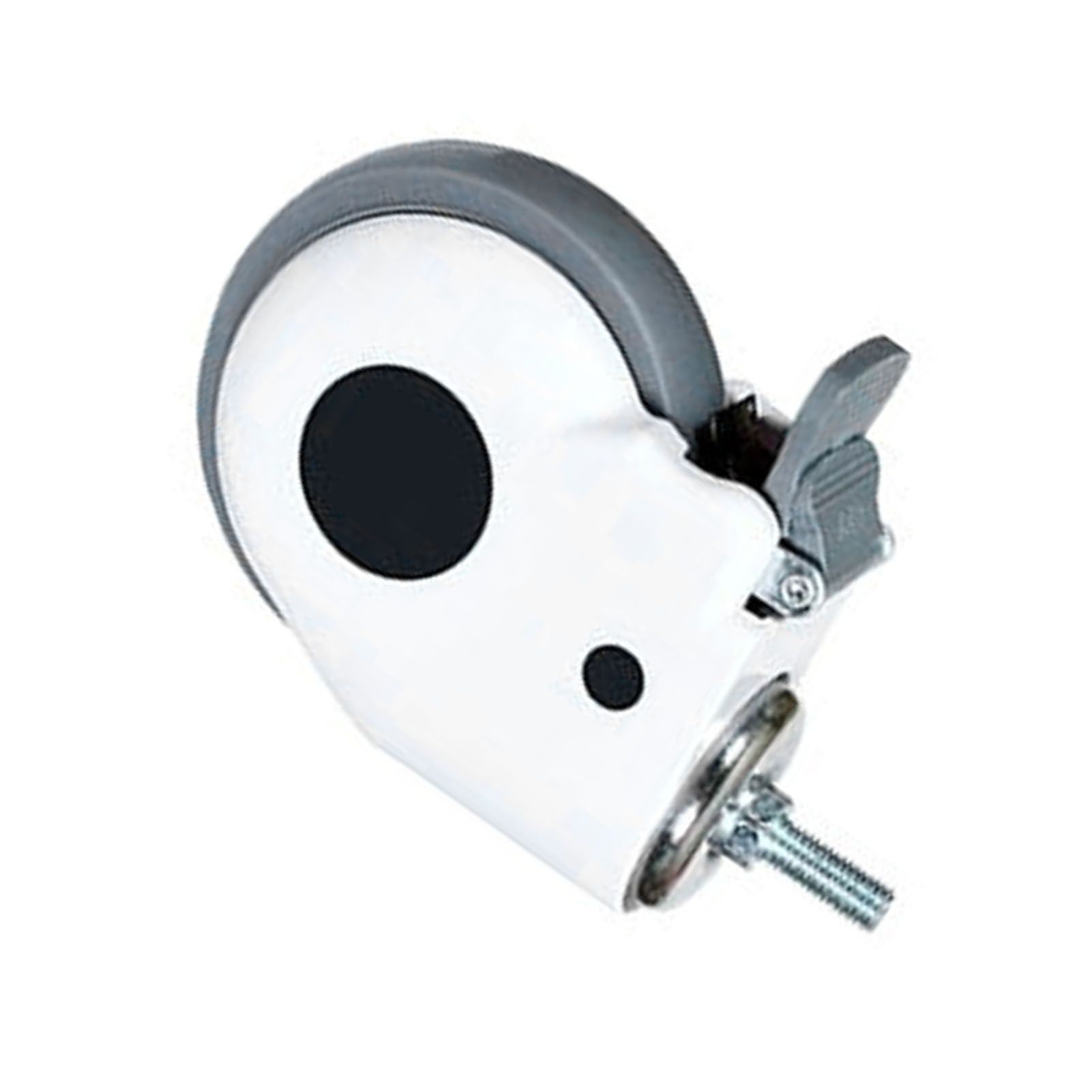 Universalrolle Mit Bremse, 12,7 Cm (5 Zoll), Tpr-ausführung, Für Medizinische Betten. Instrumentenwagen Mit Gewindeschaft. Leise Universalrolle Mit Bremse, 12,7 Cm (5 Zoll), Tpr-ausführung.