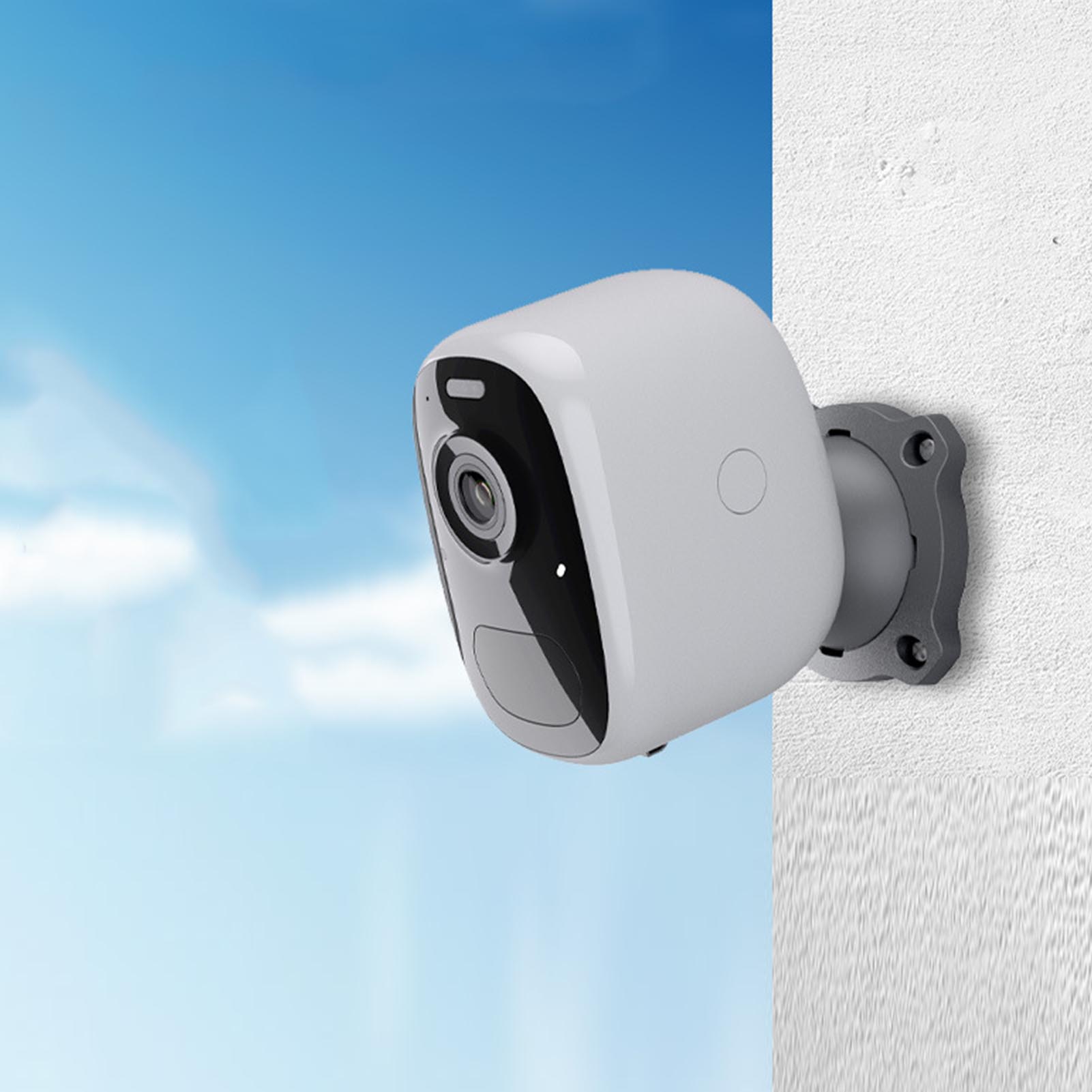 4-megapixel-überwachungskamera Mit Geringem Stromverbrauch, Wlan-fähig, Kabellose Überwachungskamera (keine Verkabelung Erforderlich)