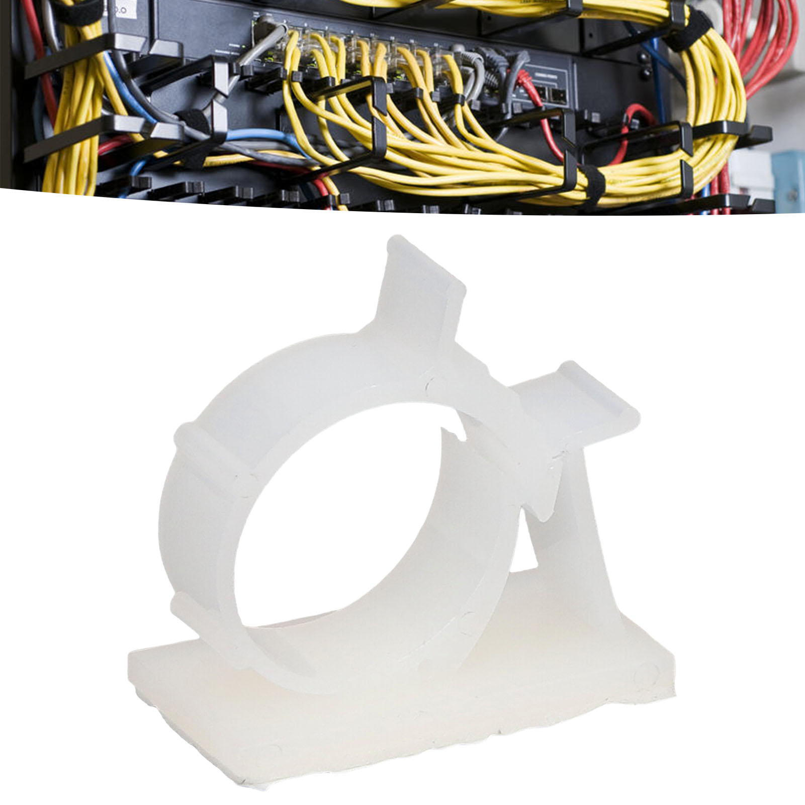 Yx-1013 Verstellbarer, Selbstklebender Kabelbinderhalter, Kabelbündelhalter, Kabelmanagement-clip, Kabelbinder