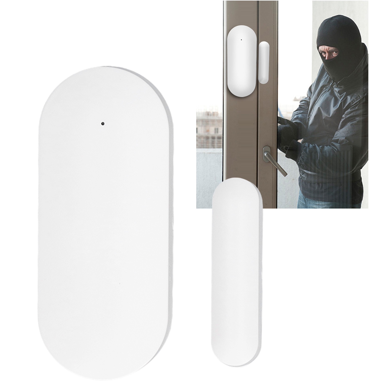 Einbruchmeldeanlage Für Türen Und Fenster, Graffiti-detektor, Wlan-magnetsensor, Fernbedienung, Epidemieprävention Und Isolation