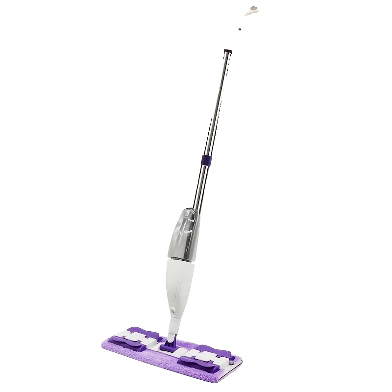Bodenwischmopp, Waschbare Pads, Nachfüllbarer Wassertank, Weiss