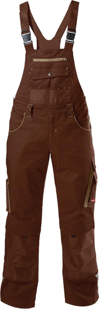 H-Latzhose 24, braun/beige,Gr.30 - Fortis