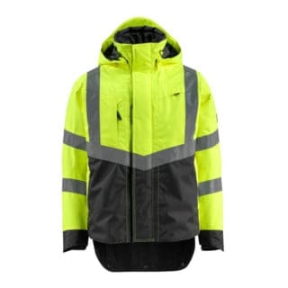 Mascot SAFE SUPREME Warnschutz Hard Shell Jacke Harlow 15501-231 Gr. 4XL hi-vis gelb/schwarz