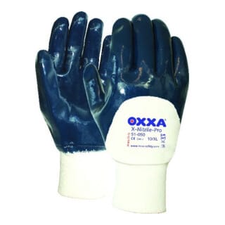 FP - oxxa Handschuh X-Nitrile-Pro, Gr. 9, Stulpe beschichtet 12 Stk
