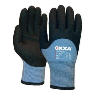 Oxxa Handschuh X-Frost, Gr. 9, grau-schwarz 12 Stk