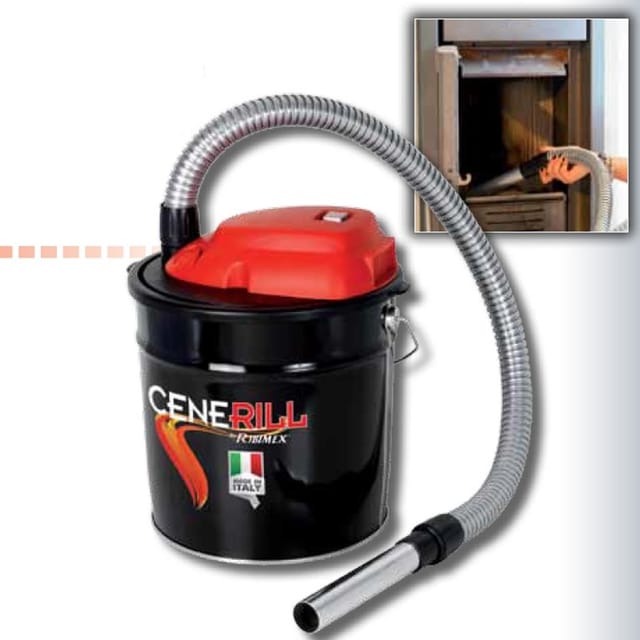 Trade Shop Traesio - Trade Shop - asche-sauger ribitech minicen 1000W 18L pelletofen asche-saugbehälter -