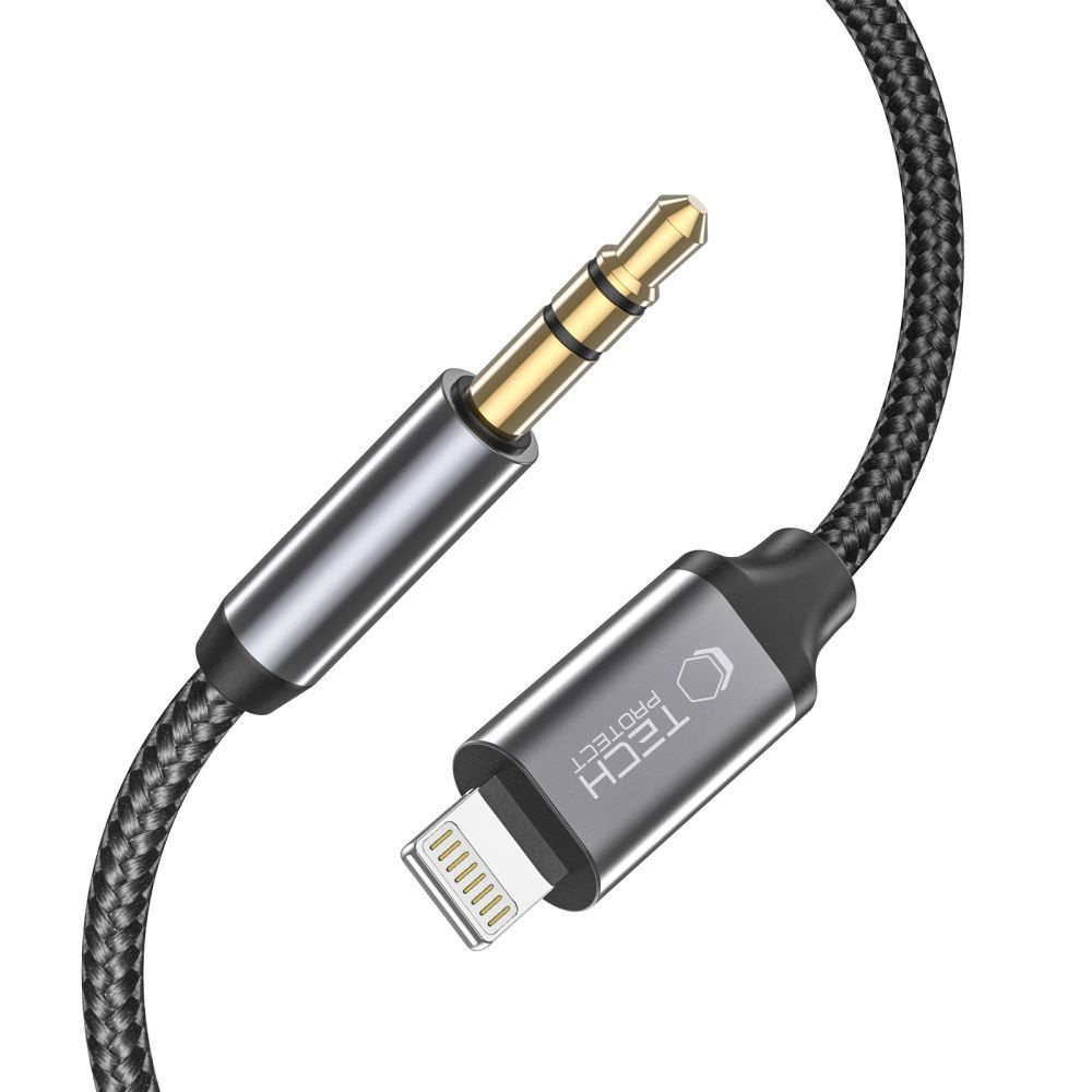 Iphone Lightning-audiokabel – 3,5-mm-klinkenstecker, 1 M – Schwarz