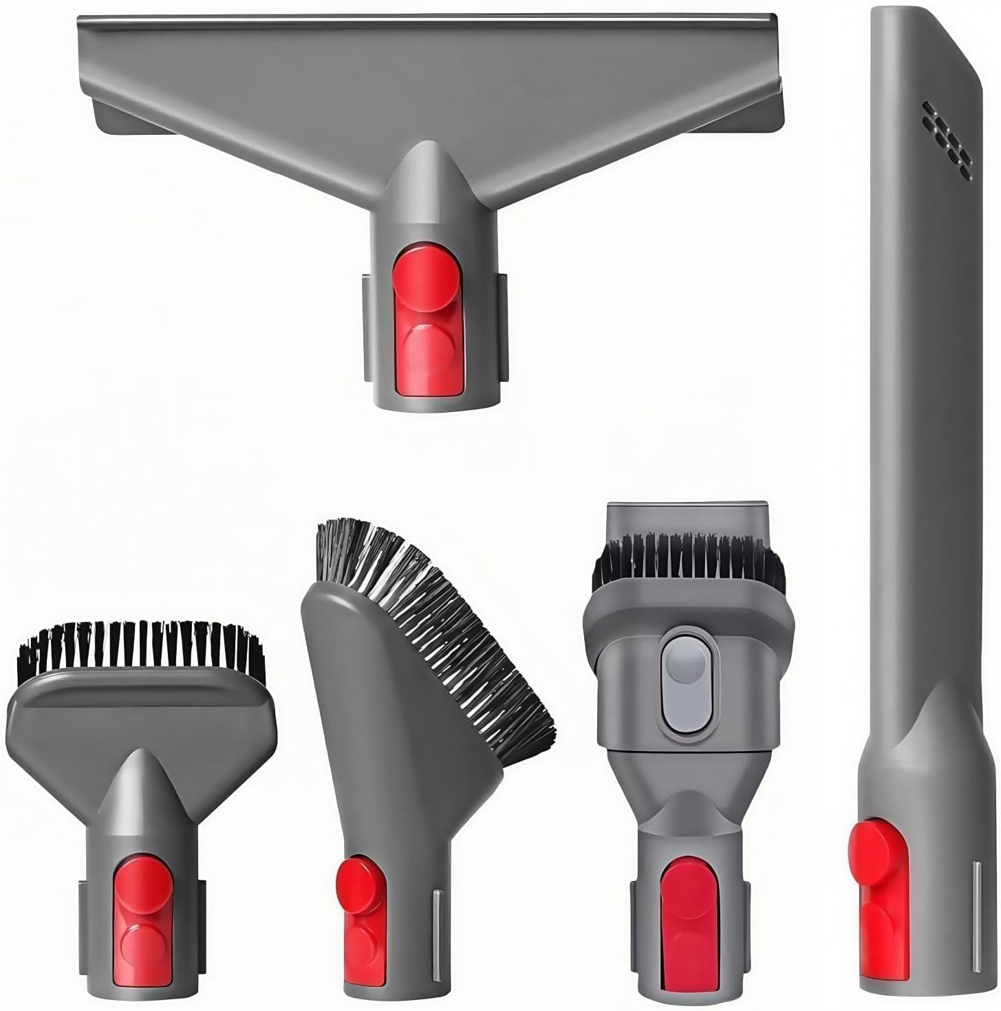 5-teiliges Zubehörset Für Dyson-staubsauger Gen5 V7 V8 V10 V11 V12 V15 Sv10 Sv11, Ersatzteile Für Dyson, Staubsaugerbürste Für Dyson, Einschließlich 3 Bürsten Und 2 Düsen