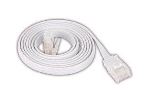 Logilink - CF2031U RJ45 Netzwerkkabel, Patchkabel cat 6 u/utp 1.00 m Weiß hochflexibel 1 St.