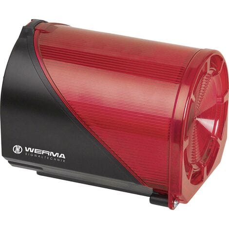 Werma Signaltechnik - Kombi-Signalgeber 444.110.75 Rot 24 v/dc 114 dB