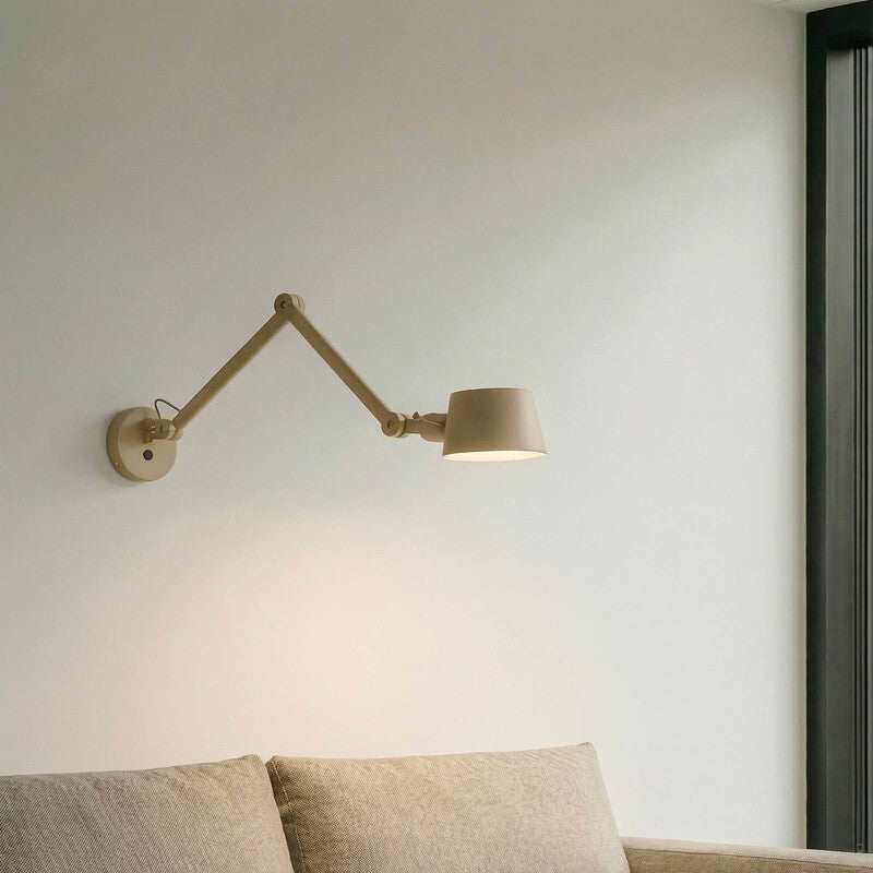 [gebraucht] B-ware Lucande Silka Wall Light, 91 Cm, Beige, Adjustable, E27
