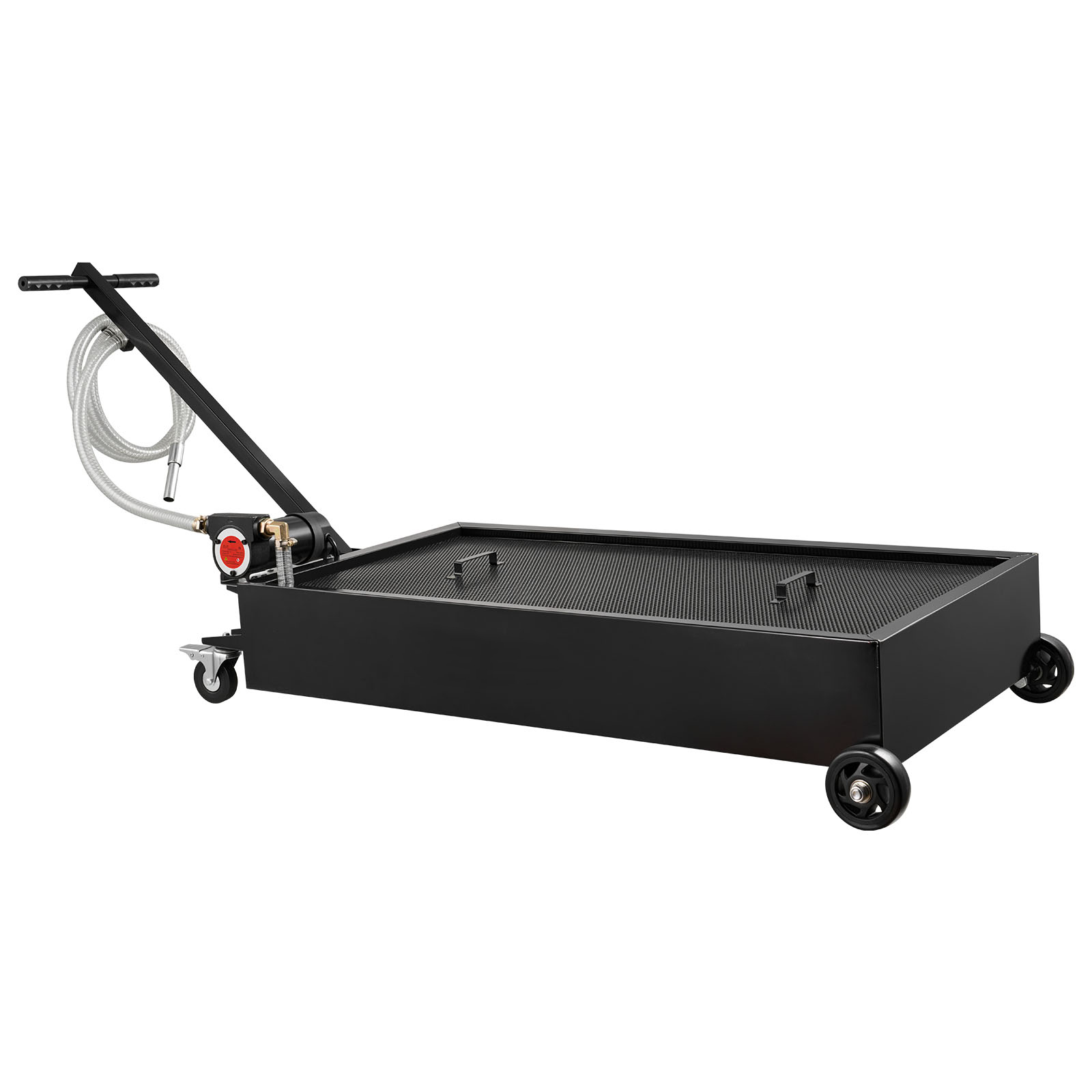 Mophorn Ölwechselkanister Mit Flachem Design, 75 L Kapazität, Auffangwanne Mit Elektrischer Pumpe & 2,2 M Schlauch, Geeignet Für Autos, Suvs, Lkws, Motorräder Und Geländefahrzeuge, Aus Metall