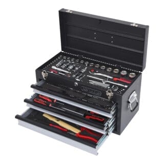 Ks Tools 1/4+1/2 CHROMEplus Universal-Werkzeug-Satz, 99-tlg. Zollmaße