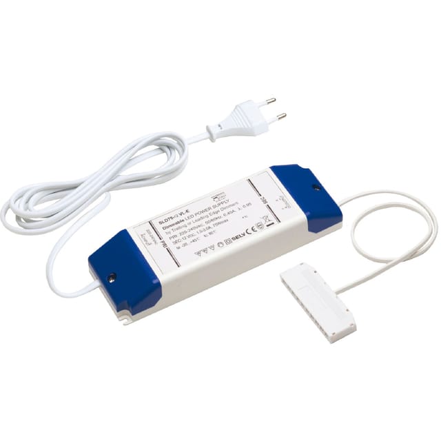 Domus Line - LED-Netzgerät SLD75, 24 v/dc, dimmbar, 9-fach Verteiler, Leistung 75 w