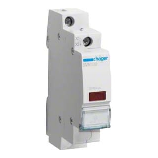 Rote modulare Lampe 12-48V AC SVN132