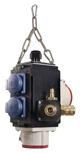 As-schwabe - Energiewürfel iii+ 400V/16A, 2xSchuko+2xCEE16A, 1xDruckluft, IP44