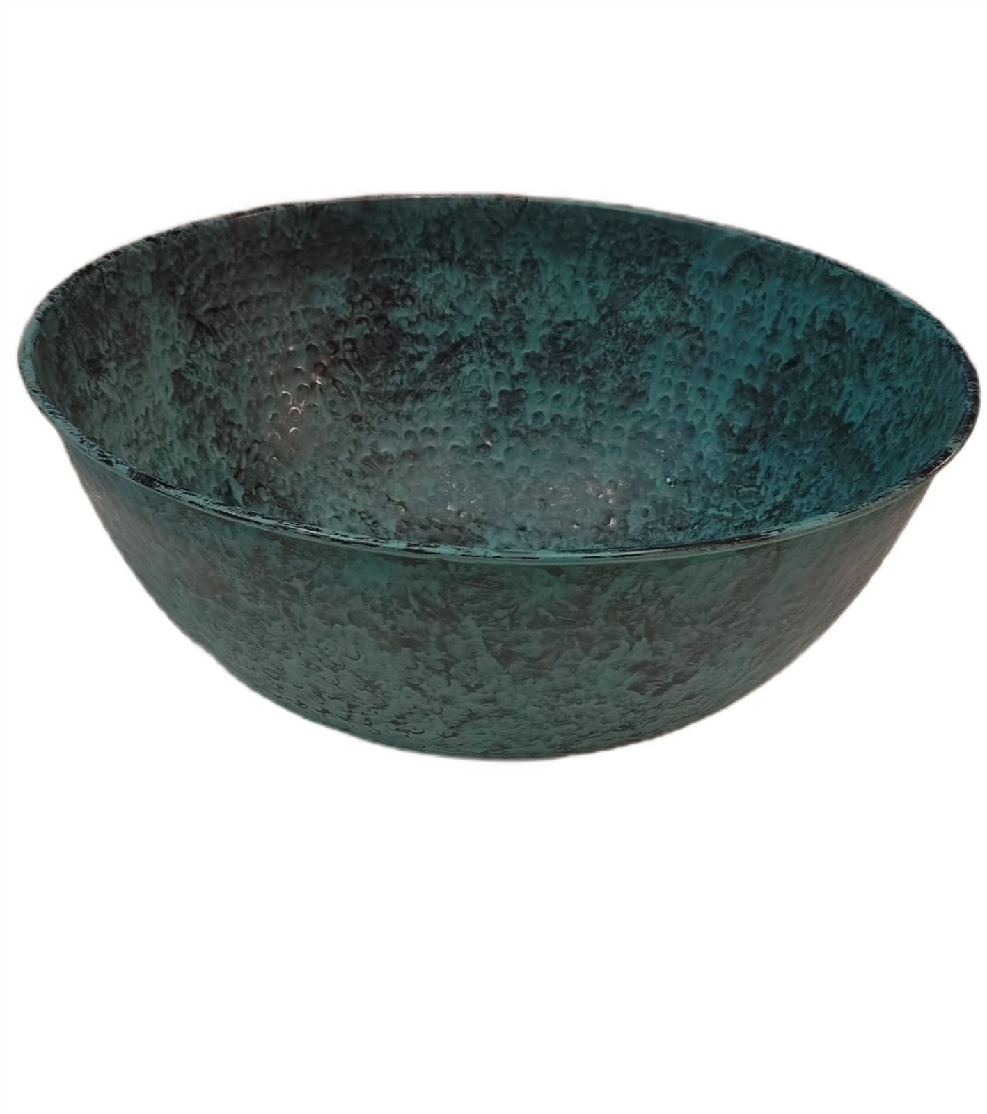 Waschbecken Handgeschmiedet, Kupfer, Patina 40x17 Cm