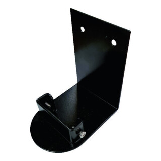 Wandhalterung, Metall, schwarz, Verschraubung