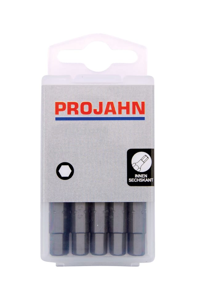 Schraubendreher-Einsätze T25 Länge 50 mm, Bits für Innen-TX Schrauben - Projahn