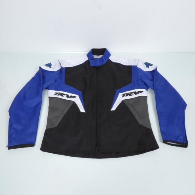 Enduro Cross Motorradjacke Blau Trap Jacket Größe L