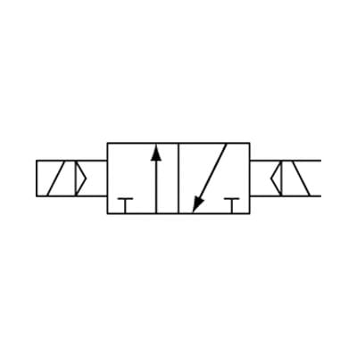 3/2-Wegeventil elektropneum. »3V«, bistabil, g 1/4, 24 v dc - Riegler