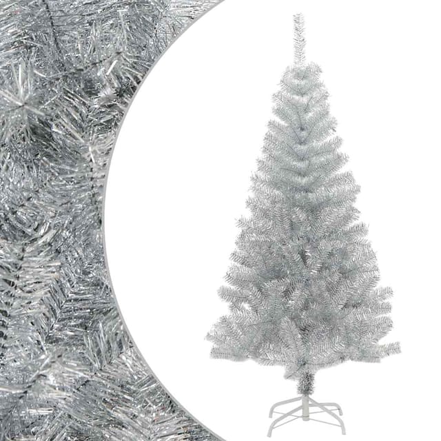 Künstlicher Weihnachtsbaum Mit Ständer Silber 150 Cm Pet Vidaxl