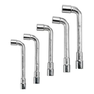 KWB - Einhell 49470150 Rohrschlüssel-Set, gebogen, 8/9/10/11/13 mm, 5 Stück