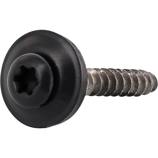Spenglerschraube 4.5x 35 TX20 Edelstahl A2 Kopf beschichtet RAL9005 tiefschwarz