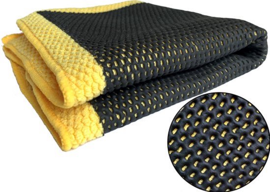 3d-knethandtuch – Knetehandschuh – Knetmasse-riegel – Mikrofasertuch – Entfernt Harz, Teer, Fliegen Und Vogelkot – Gelb
