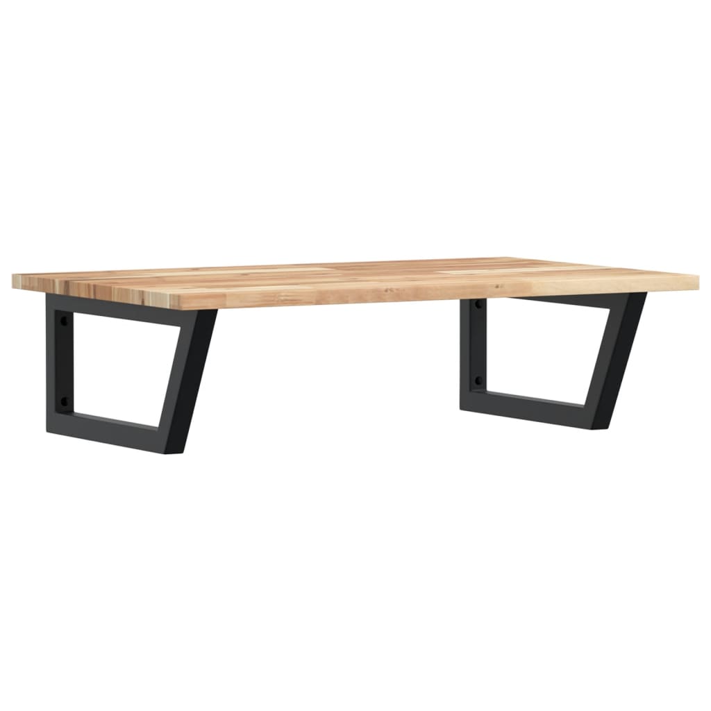 Waschbecken/waschmuschel/waschtischregal Wandmontage Stahl Und Akazienholz