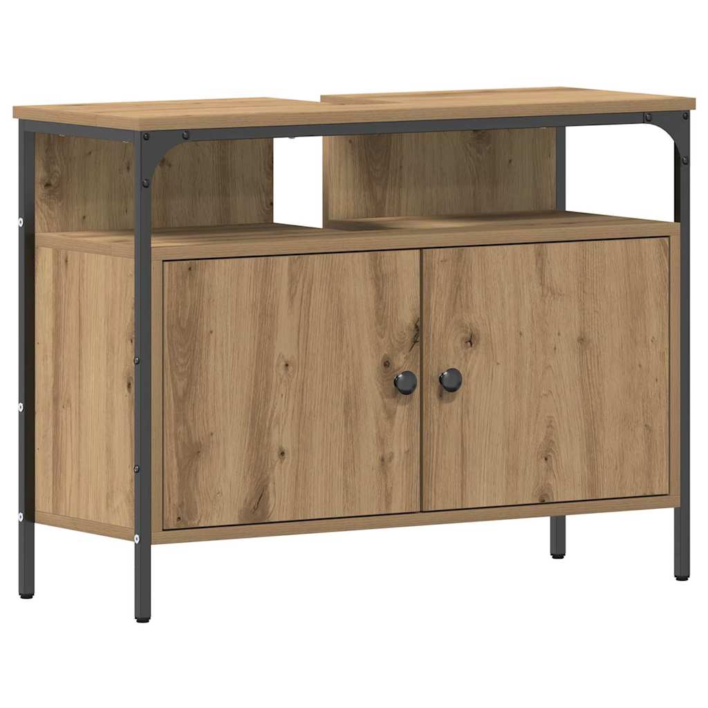 Waschbecken/waschmuschel/waschtischschrank Artisan-eiche 80 X 30 X 60 Cm Holzwerkstoff