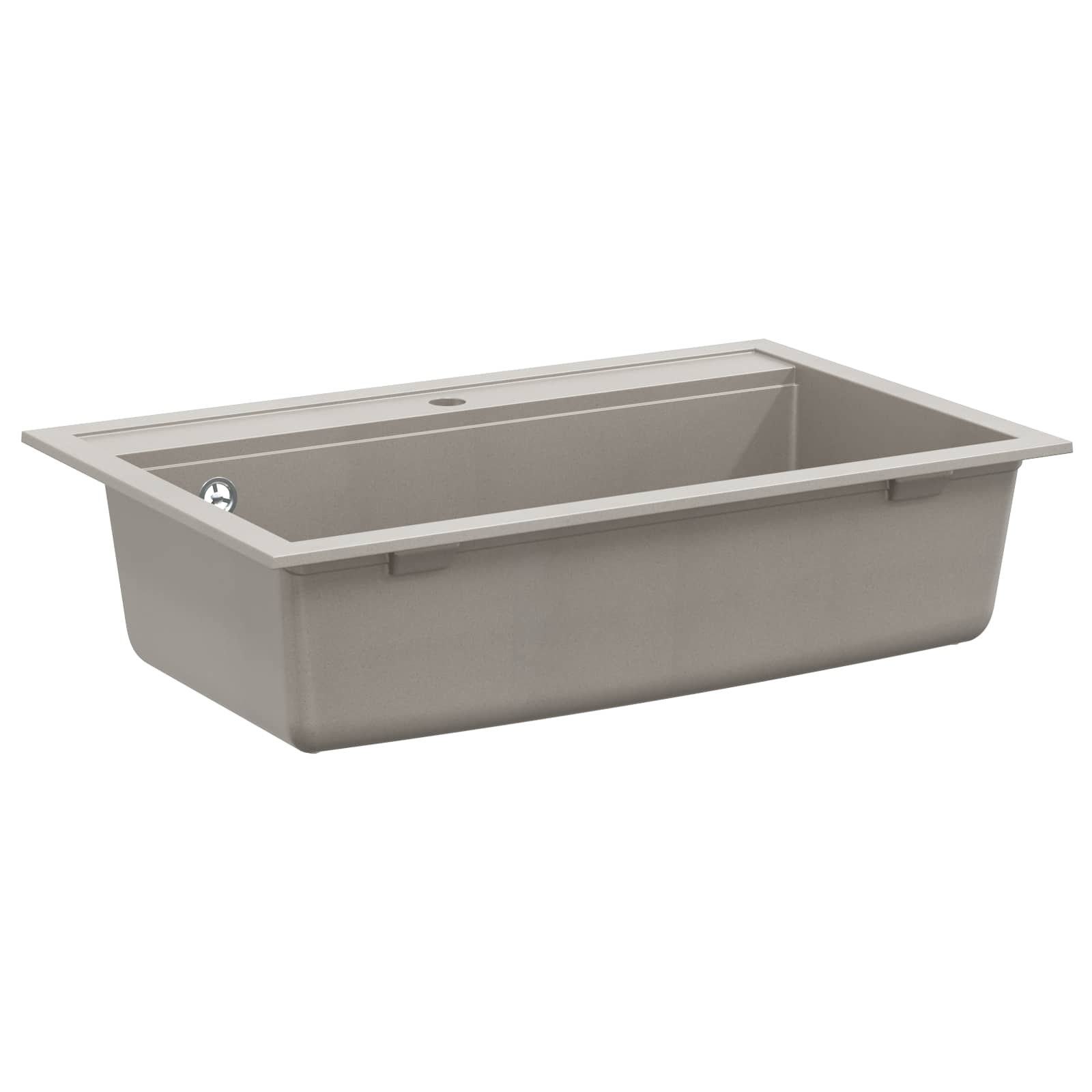 Waschbecken/waschmuschel/waschtisch Granit 795 X 505 Mm Grau
