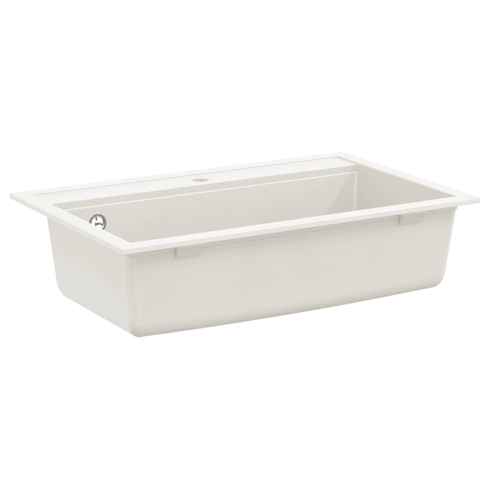 Waschbecken/waschmuschel/waschtisch Granit 795 X 505 Mm Weiß