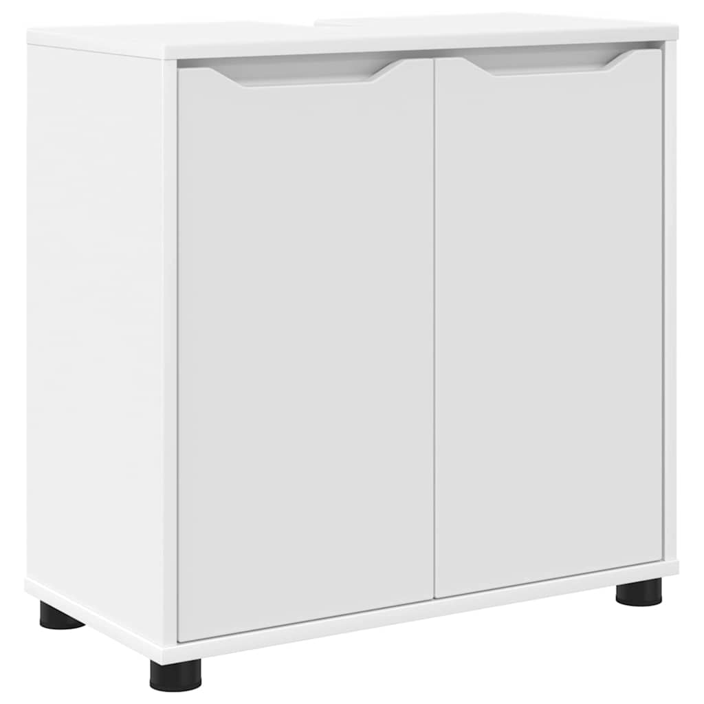 Badezimmerwaschbecken/waschmuschel/waschtisch-schrank Weiß 60 X 30 X 60 Cm