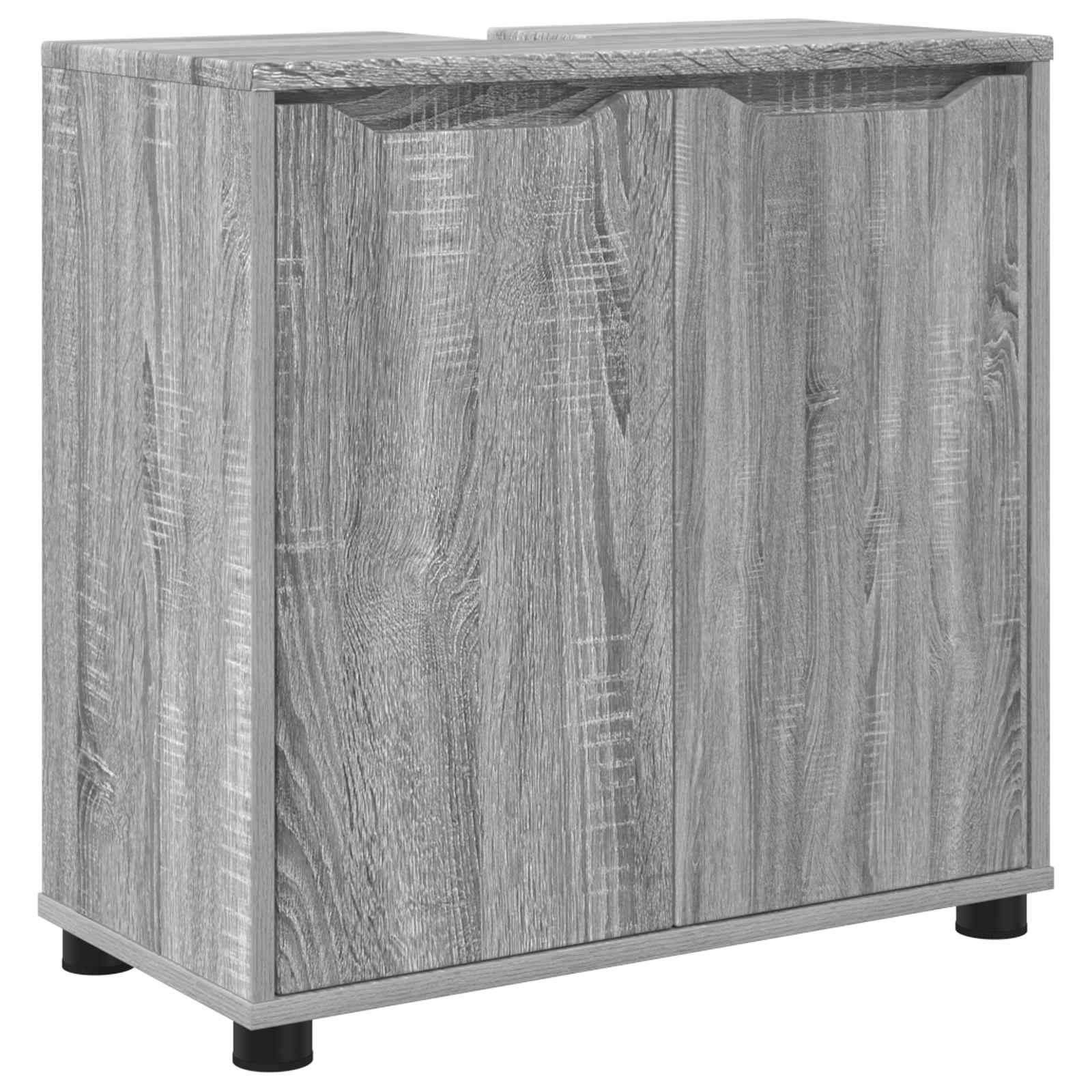 Badezimmerwaschbecken/waschmuschel/waschtisch-schrank Sonoma-grau 60 X 30 X 60 Cm