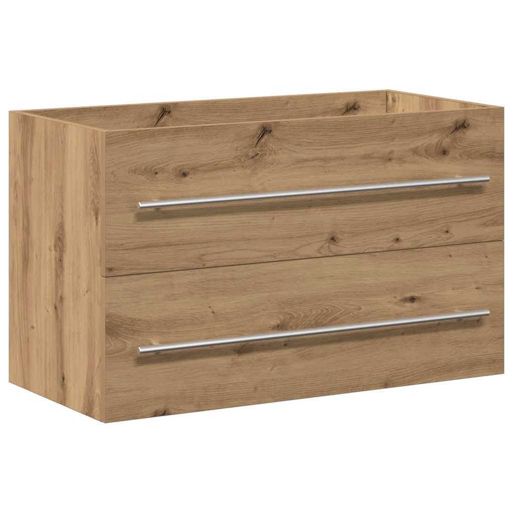 Waschbecken/waschmuschel/waschtischunterschrank Artisan-eiche 80x38,5x48 Cm