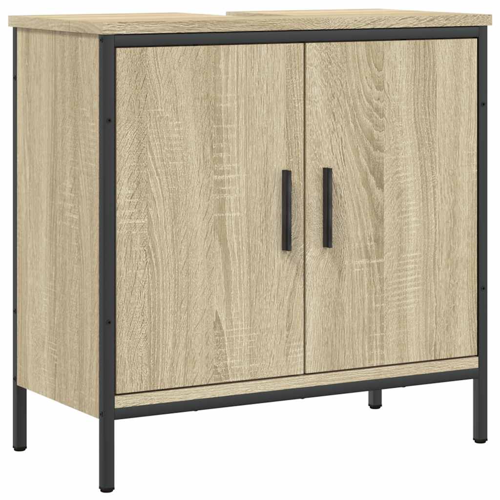 Waschbecken/waschmuschel/waschtischunterschrank Sonoma-eiche 60x30x60 Cm Holzwerkstoff