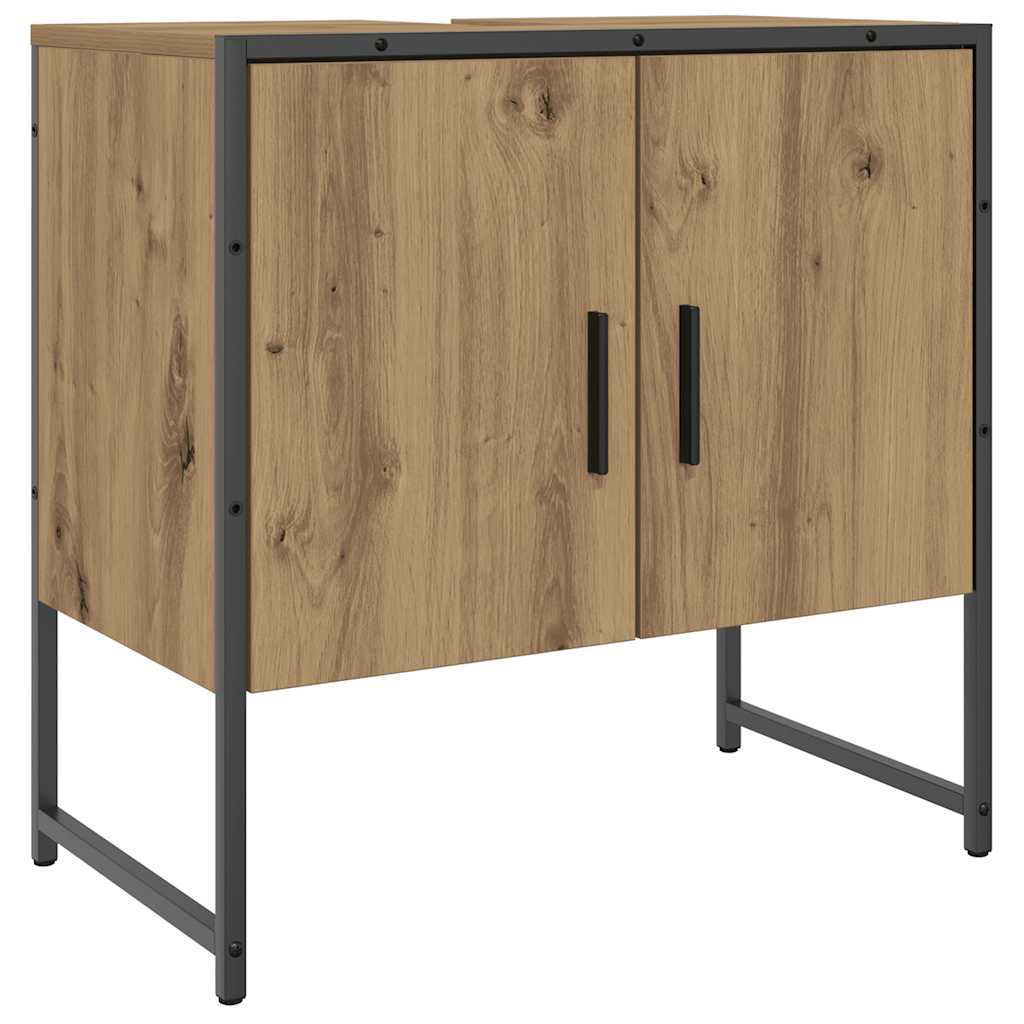 Waschbecken/waschmuschel/waschtischunterschrank Artisan-eiche 60x33x60 Cm