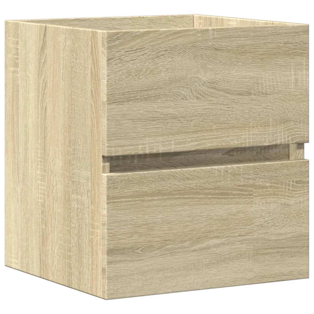 Waschbecken/waschmuschel/waschtischunterschrank Sonoma-eiche 41x38,5x45cm Holzwerkstoff